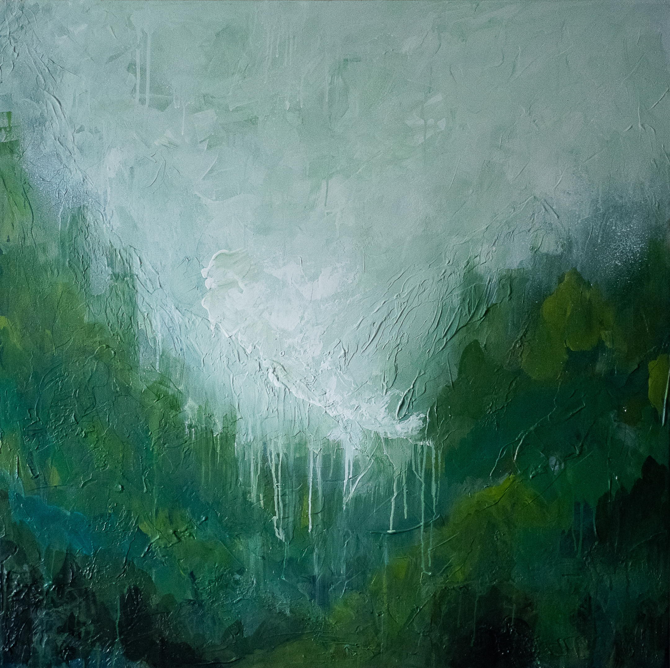 Acrylic & modeling paste on Canvas 36